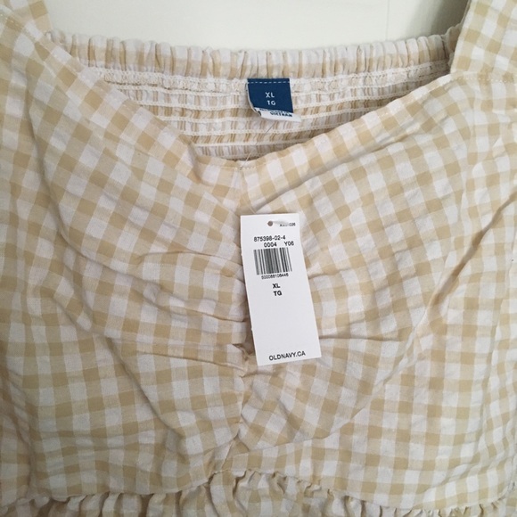 Old Navy Puff Sleeve Empire Waist Waffle Blouse - Picture 3 of 5